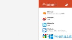 Win8怎么在人脈中鏈接新浪微博？