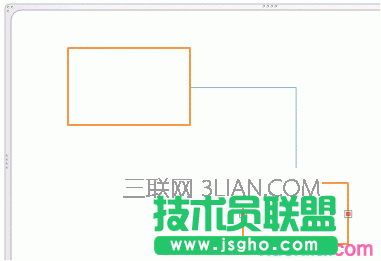 指向形狀中要放置起點(diǎn)的部分，并拖到要連接的另一個形狀。