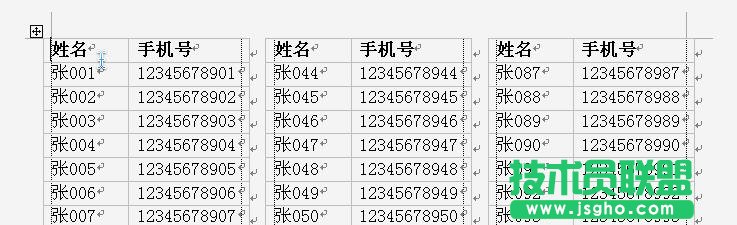 WPS表格分欄打印教程