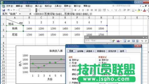 Excel折線圖的制作教程