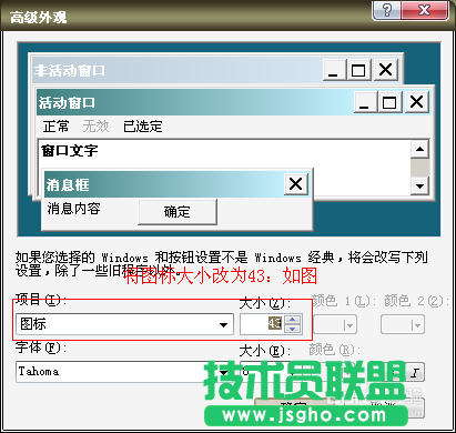 新蘿卜家園winxp系統(tǒng)圖標能夠設置大小嗎(5)