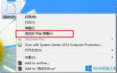 Win8.1系統(tǒng)“固定到開(kāi)始屏幕”不能用怎么辦？