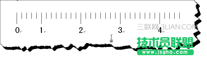 word中如何繪制帶有刻度的尺子