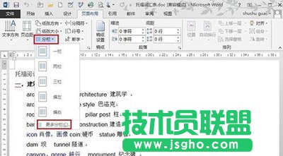 word2013怎么進(jìn)行分欄排版 word2013分欄排版介紹