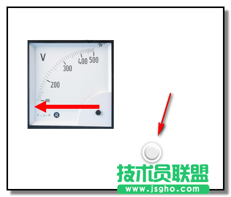 PPT如何制作擺動的電壓表指針動畫