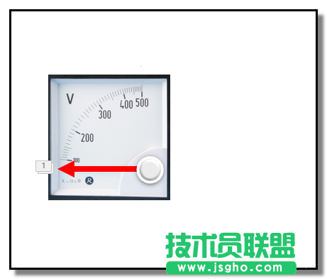 PPT如何制作擺動的電壓表指針動畫