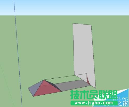 sketchup怎么繪制曲面屋頂?