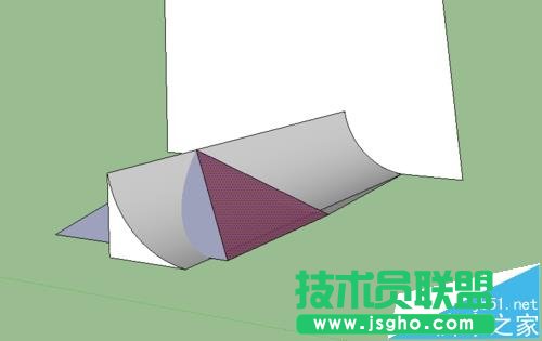 sketchup怎么繪制曲面屋頂?