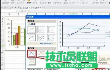 wps文字怎樣制作折線圖