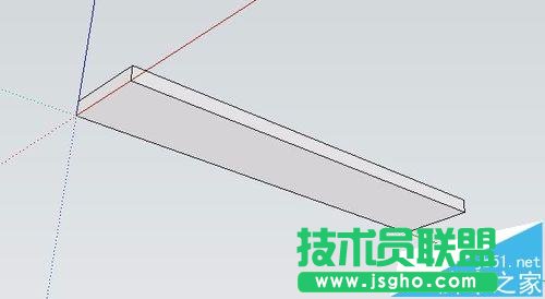 SketchUp怎么設(shè)計(jì)長腿板凳?