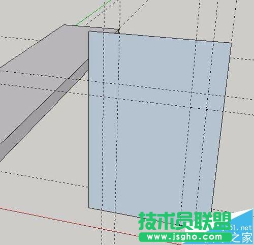 SketchUp怎么設(shè)計(jì)長腿板凳?