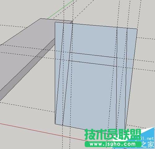 SketchUp怎么設(shè)計(jì)長腿板凳?