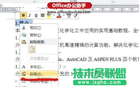 Word 2010文檔自動(dòng)生成目錄和更新目錄的方法