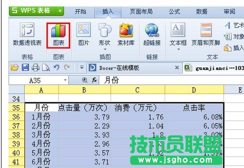 wps表格如何添加兩個(gè)縱坐標(biāo)