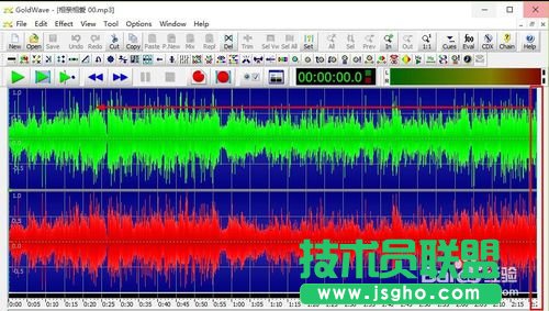 教你GoldWave怎么制作音頻淡入淡出效果的方法