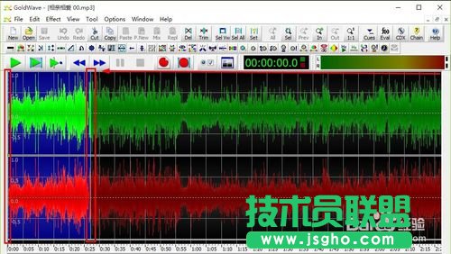 教你GoldWave怎么制作音頻淡入淡出效果的方法