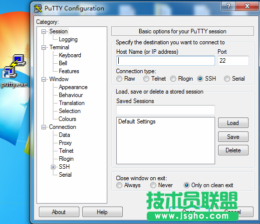 技術(shù)員聯(lián)盟：win7 64位中使用putty登錄centos的方法？ 1