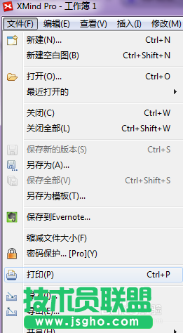 XMind打印功能如何使用？