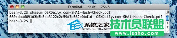 Mac OS X如何校驗文件的SHA1值以解決文件缺失問題  三聯(lián)