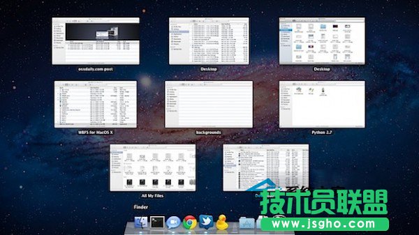 MAC OS X Lion打開(kāi)非活動(dòng)程序的所有窗口的方法  三聯(lián)