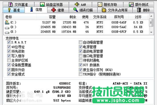 HD Tune硬盤檢測工具使用教程