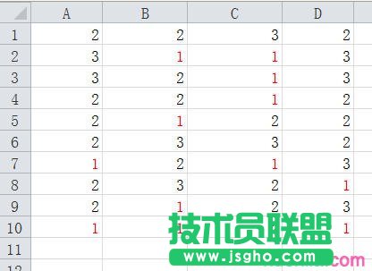 excel如何設(shè)置輸入1自動(dòng)變成紅色字體1