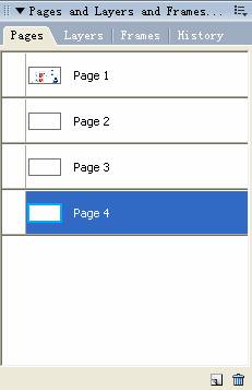 使用Pages（頁面）面板制作網(wǎng)頁