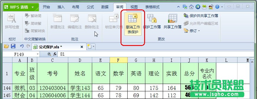 簡單設(shè)置保護(hù)WPS 2012表格公式